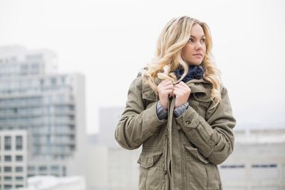zielona parka damska