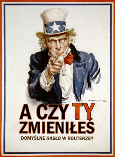 A czy Ty zmieniłeś domyślne hasło w routerze?