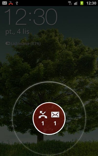 Samsung Galaxy Note - sgn lock screen