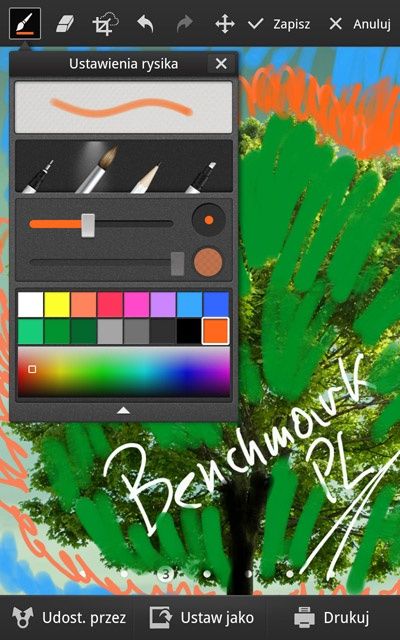 Samsung Galaxy Note - drawing