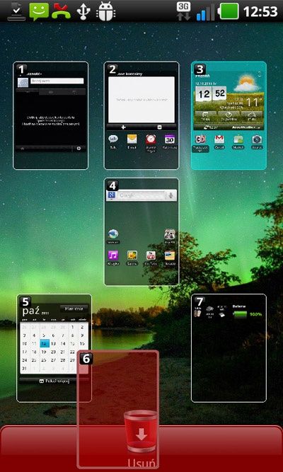 LG Swift 3D - us&oacute;wanie pulpitu