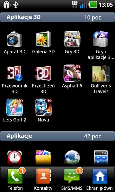 LG Swift 3D - aplikacje 3D