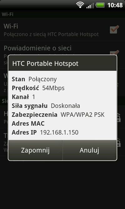 HTC RHYME - wifi