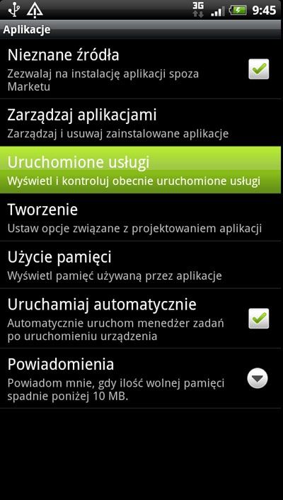 Używanie task killerów