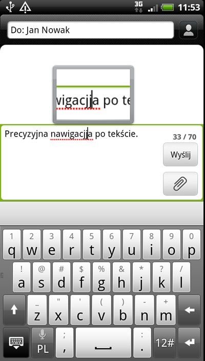 Precyzyjne poruszanie się po tekście