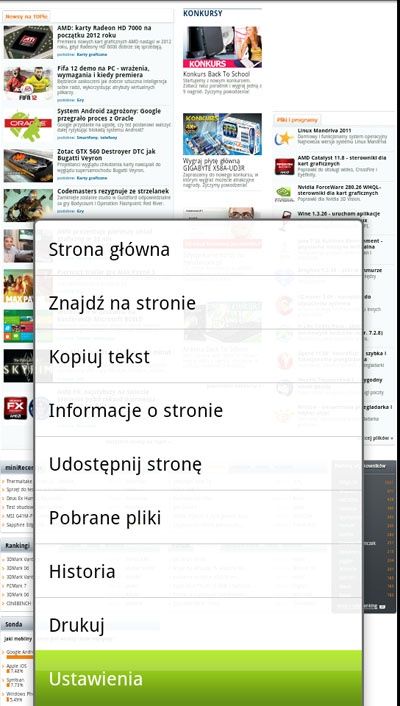 Zmiana wielkości czcionek na stronach WWW