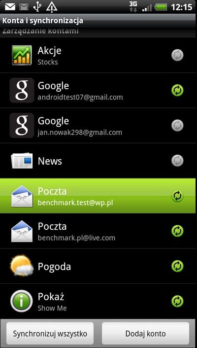 Konfigurowanie ustawień poczty