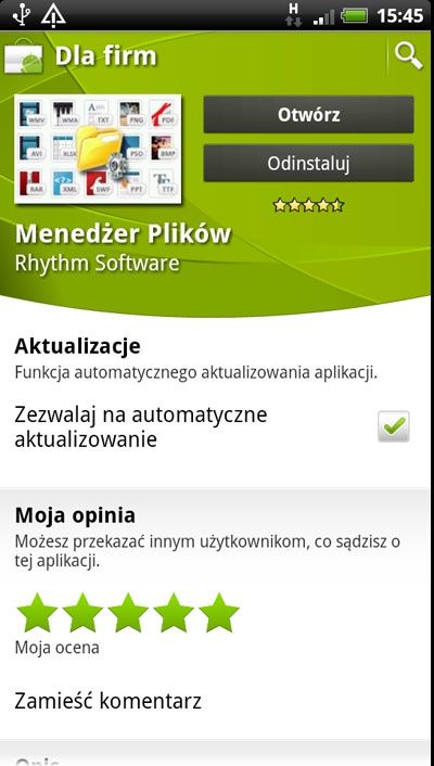 Zarządanie kartą microSD