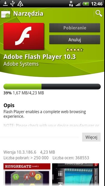 Instalowanie Adobe Flash Player
