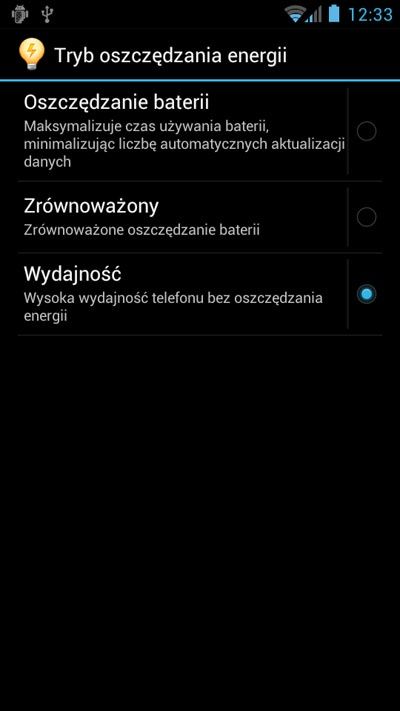 Huawei Ascend P1 - oprogramowanie