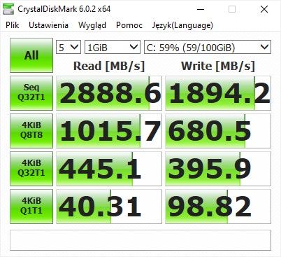 crystal disk mark