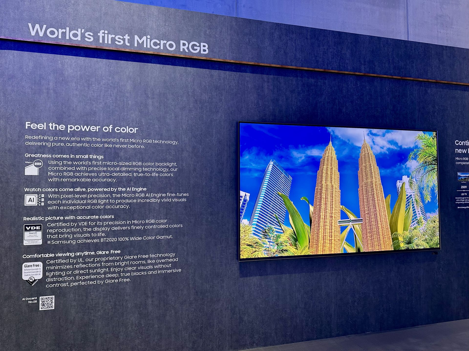 Samsung na IFA 2025 - micro RGB LED
