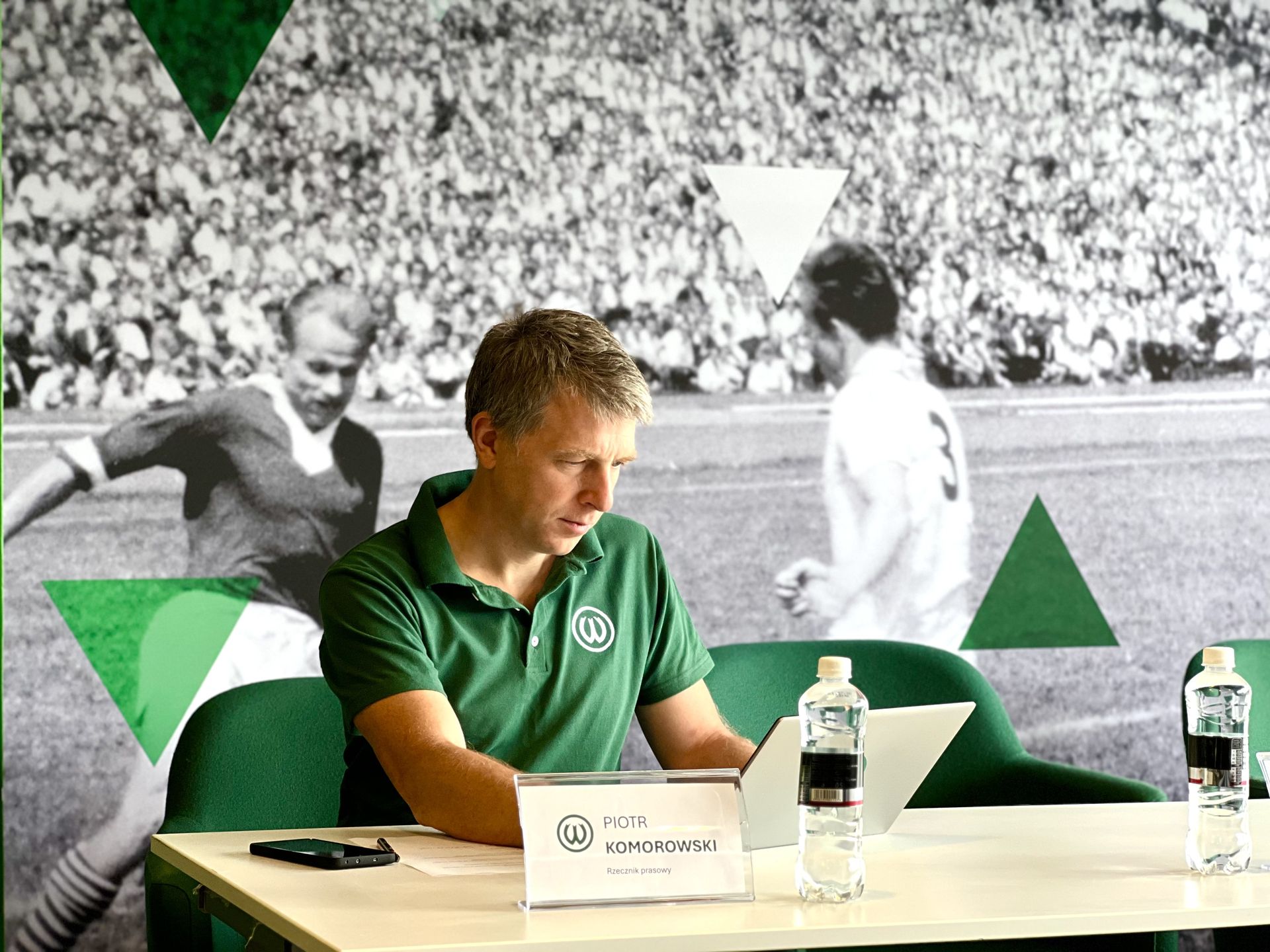 Konferencja prasowa Warty Poznań