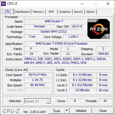 AMD Ryzen 7 5700X