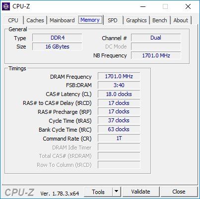 AMD Ryzen 7 1700 - obsługa pamięci DDR4 RAM 3400 MHz