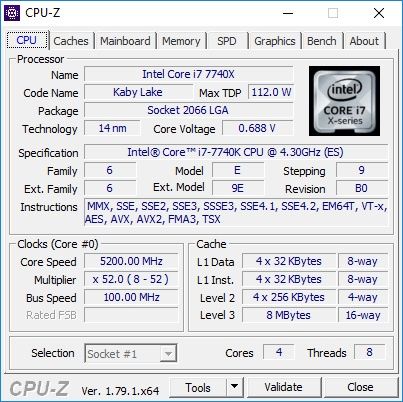 MSI X299 Gaming M7 ACK - Game Boost