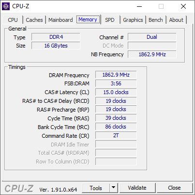 Thermaltake Toughram RGB 3600 MHz - podkręcanie pamięci