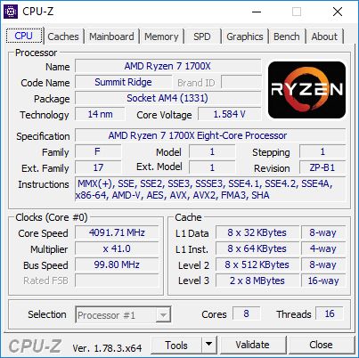 MSI X370 XPower Gaming Titanium - podkręcanie