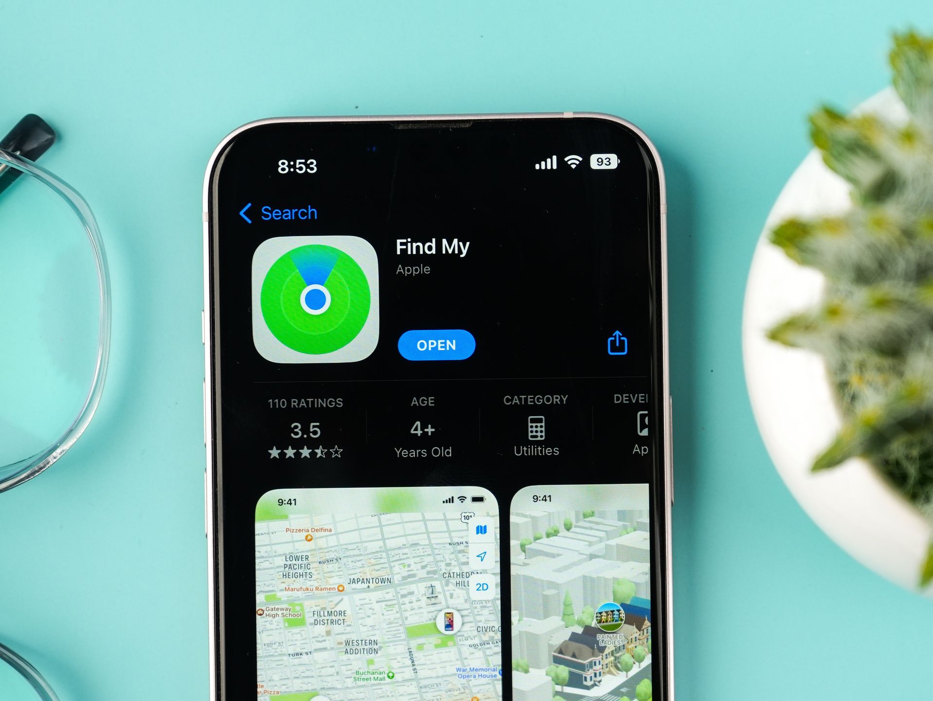 Aplikacja Find My na smartfonach Apple