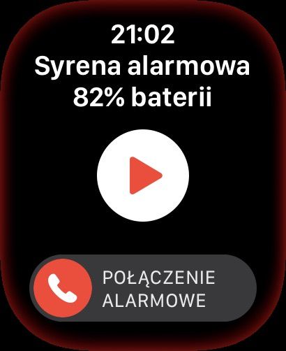 Apple Watch ultra syrena