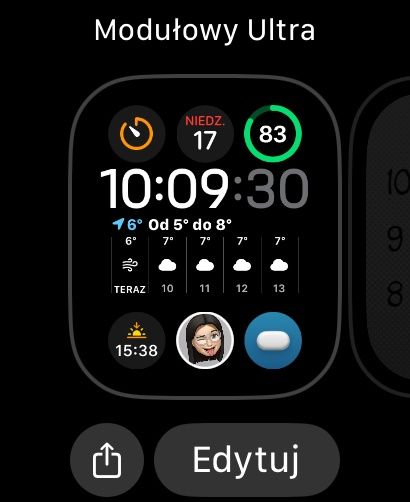 zmiana tarczy apple watch