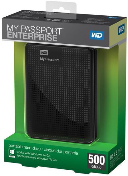WD My Passport Enterprise dysk przenośny zdjęcie opakowanie