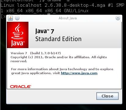 java 7 linux okno informacje download pobierz