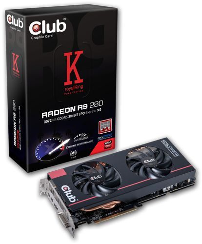 Club3D Radeon R9 280 royalKing karta graficzna