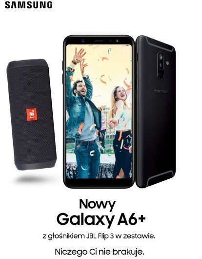Galaxy A6+ z głośnikiem