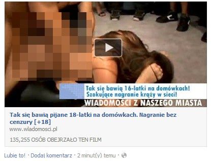 Facebook pl scam link