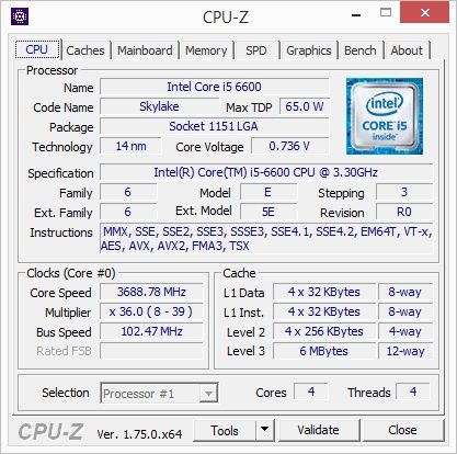 ASUS Sabertooth Z170 Mark 1 - podkręcanie Intel Core i5-6600