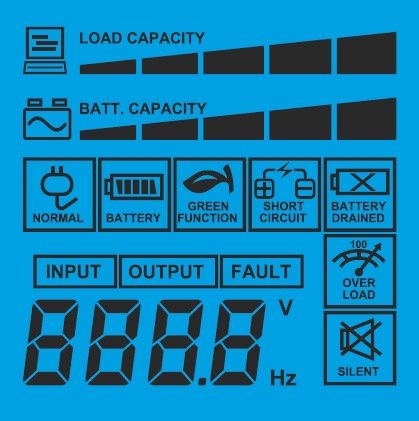 UPS EVER ECO 1000 LCD