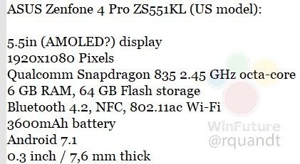 ZenFone 4 Pro