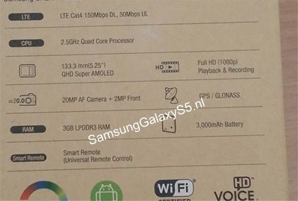 Galaxy S5 smartfon zdjęcie opakowania