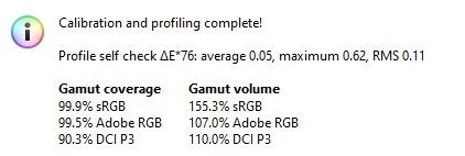 Gigabyte Aorus FI27Q-X - pokrycie gamutów