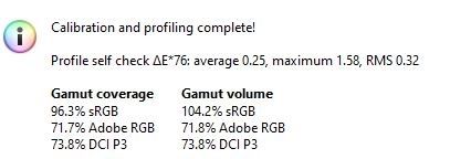 MSI GE75 Raider 10SGS - Kalibracja i profilowanie matrycy