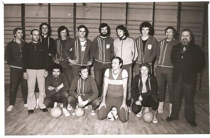 Drużyna Stali Grudziądz w 1975 roku fot. materiały autora