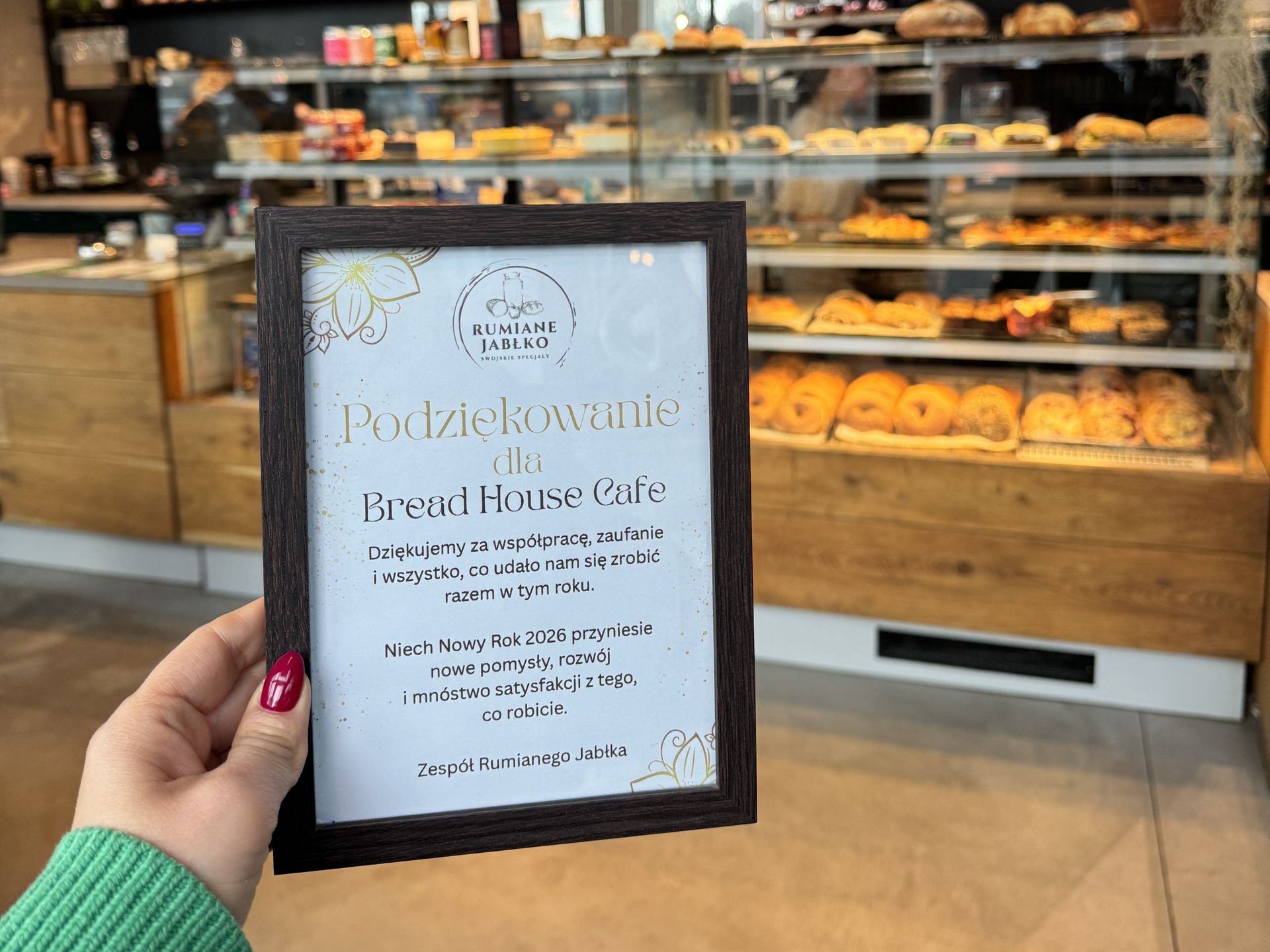 Bread House Cafe od lat współpracuje z Rumianym Jabłkiem