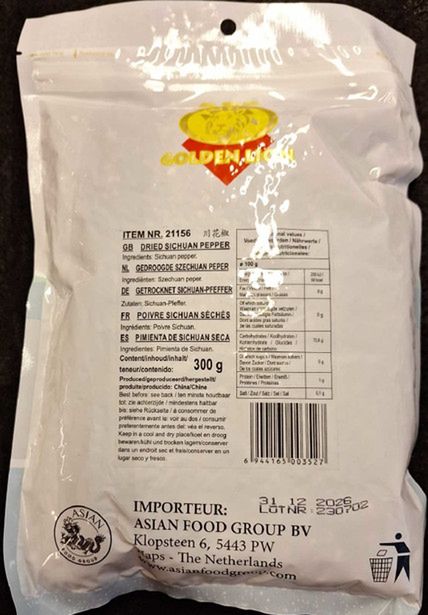 Pieprz Made in China - w partii suszonego pieprzu syczuańskiego dużo pestycydów