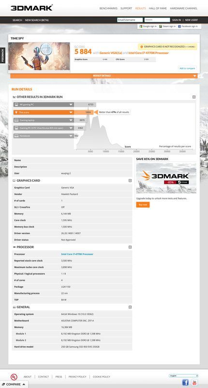 AMD Radeon RX 5600 XT - wydajność w 3DMark Time Spy
