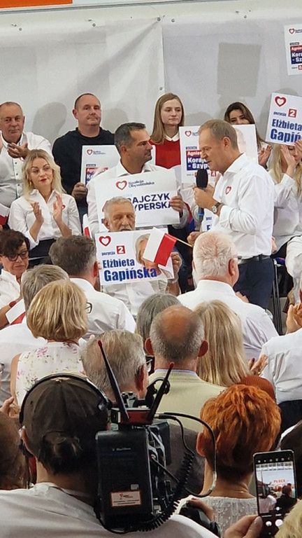 Donald Tusk w Płocku