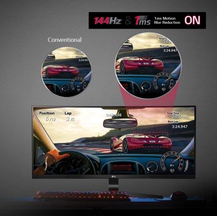 1 ms Motion Blur Reduction