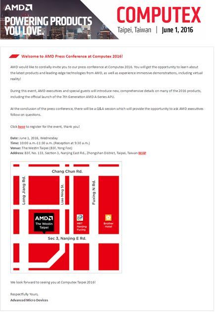 AMD - zaproszenie na konferencję prasową