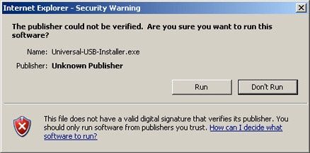 Universal USB Installer