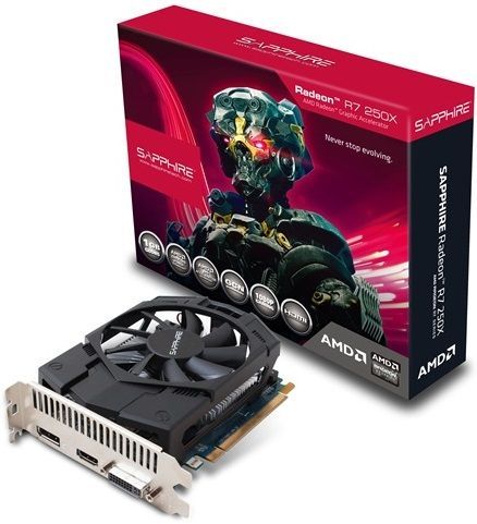 Sapphire Radeon R7 250X karta graficzna zdjęcie