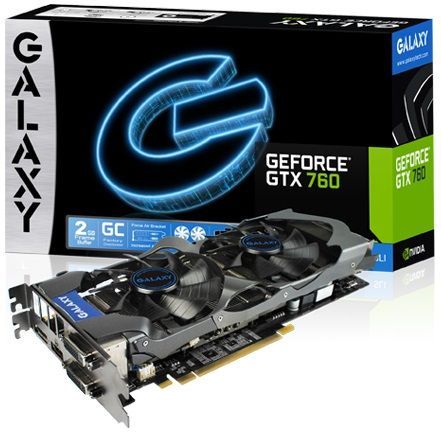 Galaxy GeForce GTX 760 GC karta graficzna zdjęcie opakowanie