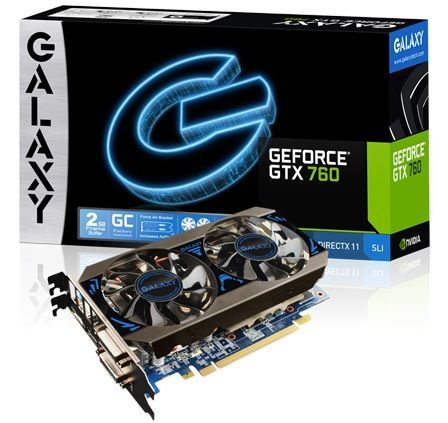 Galaxy GeForce GTX 760 GC Mini karta graficzna zdjęcie opakowanie