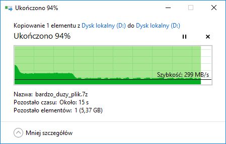 Toshiba RC500 - kopiowanie danych