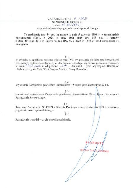 Wisła się uspokoiła - pogotowie odwołane!