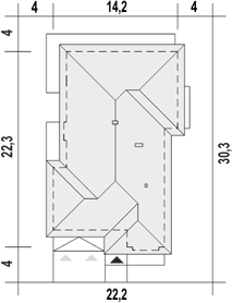 Projekt Domu Galena Z Garażem 2-st. [a] 154,20 M² - Koszt Budowy - Extradom